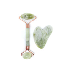 Jade Arc Masszírozó Roller és Jade Gua Sha Masszírozó kő