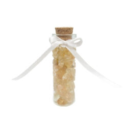 Bőséget hozó - citrin ásvány üvegcse