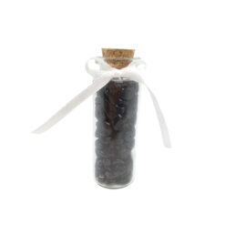 Erős védelmet biztosító - fekete turmalin ásvány üvegcse