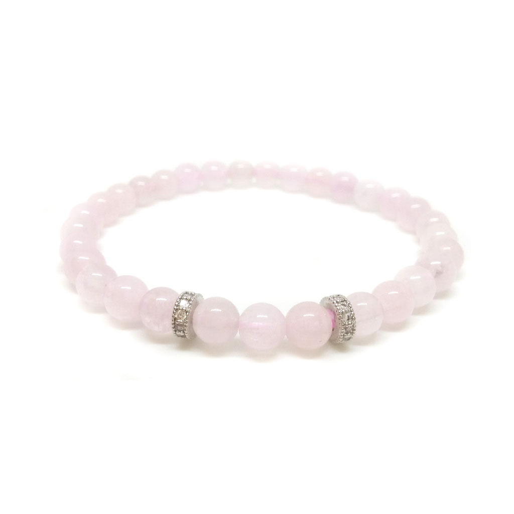 Élet szeretetének és élvezetének teret engedő - morganit ásvány karkötő