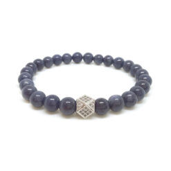 Rossz gondolatokat elűző, depresszió tüneteit csökkentő, léleknyugtató - zafír ásvány karkötő