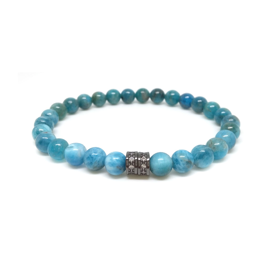 Éhségérzetet elfojtó, anyagcserét serkentő, egészséges táplálkozásra ösztönző - apatit ásvány karkötő